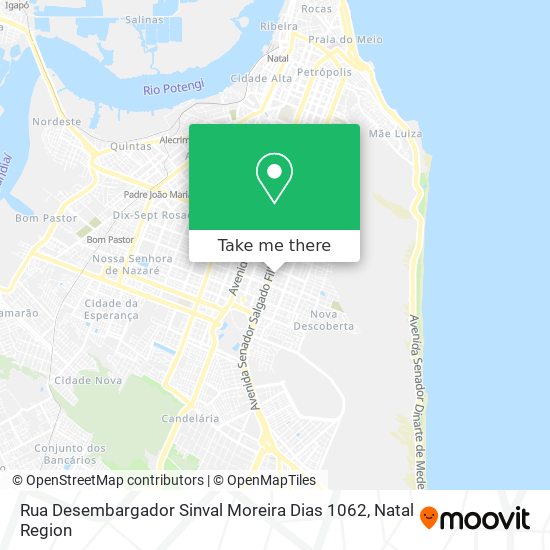 Rua Desembargador Sinval Moreira Dias 1062 map