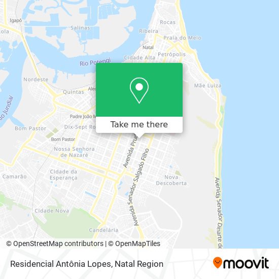 Residencial Antônia Lopes map