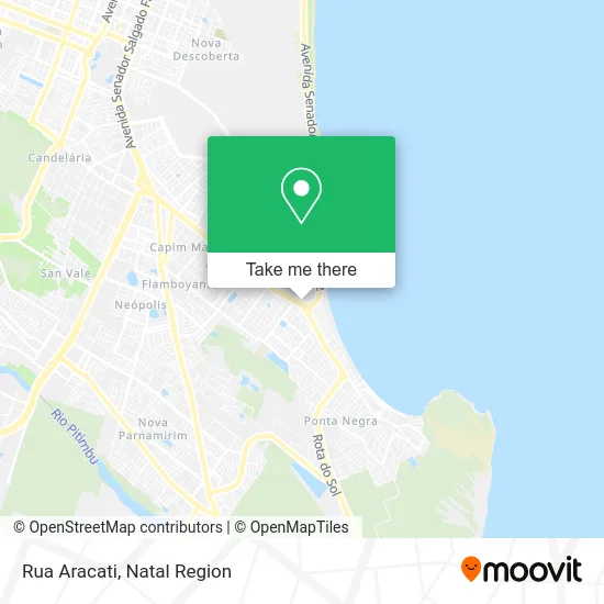 Rua Aracati map