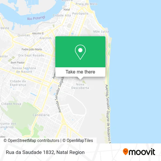 Rua da Saudade 1832 map