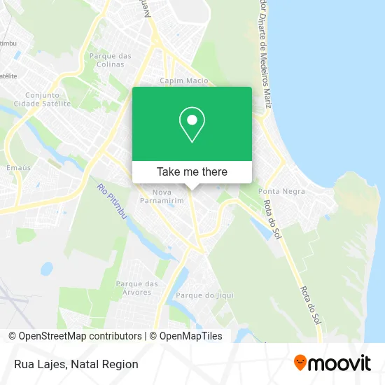 Rua Lajes map