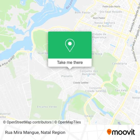 Rua Mira Mangue map