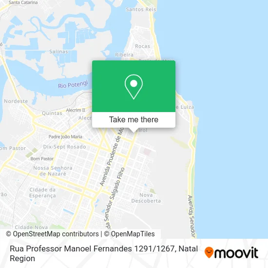 Rua Professor Manoel Fernandes 1291 / 1267 map