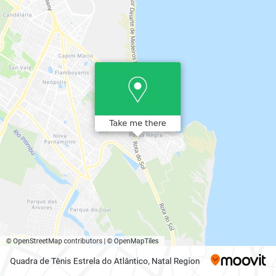 Quadra de Tênis Estrela do Atlântico map