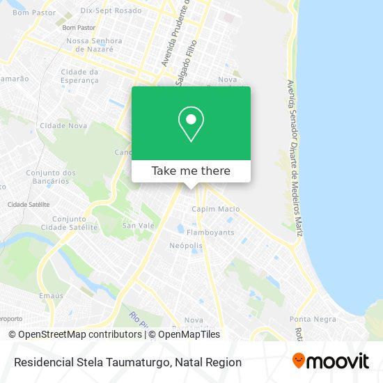 Mapa Residencial Stela Taumaturgo