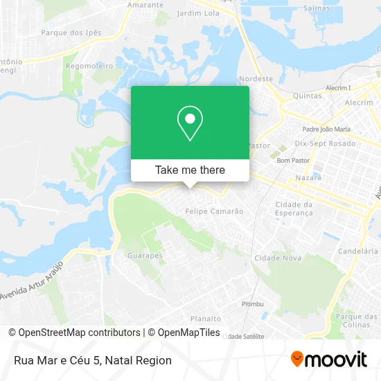 Rua Mar e Céu 5 map
