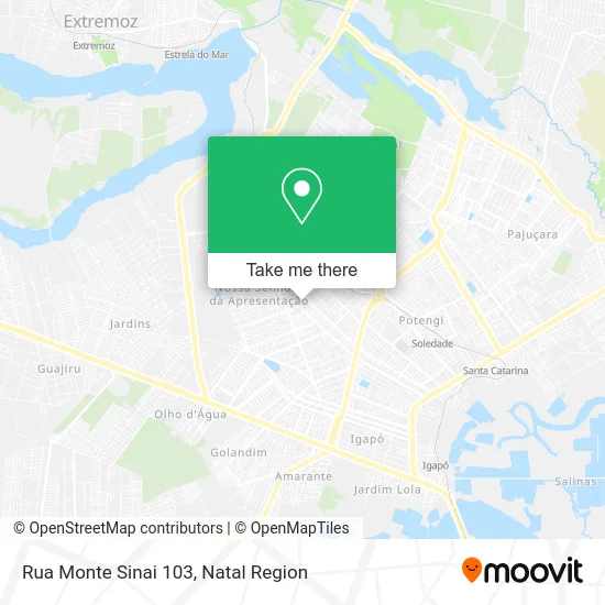 Rua Monte Sinai 103 map