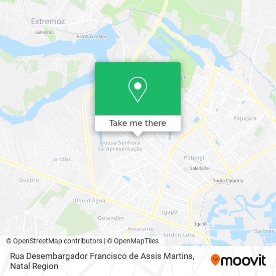 Rua Desembargador Francisco de Assis Martins map