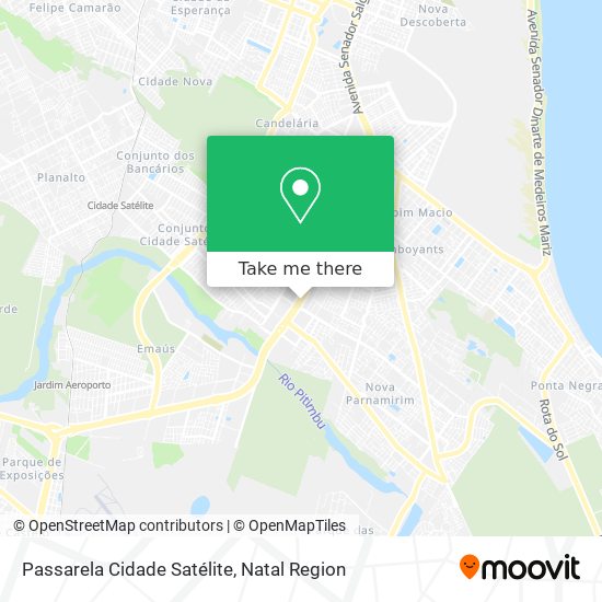 Passarela Cidade Satélite map
