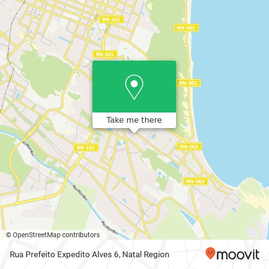 Mapa Rua Prefeito Expedito Alves 6