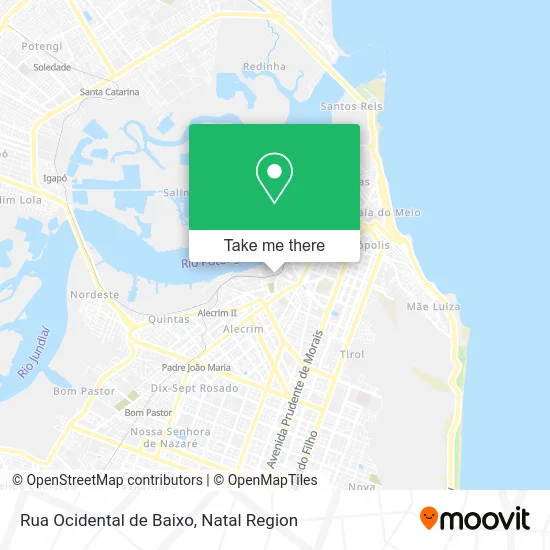Rua Ocidental de Baixo map
