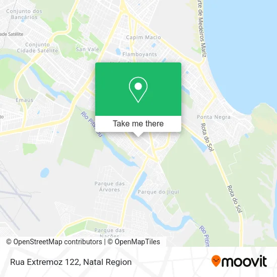 Rua Extremoz 122 map