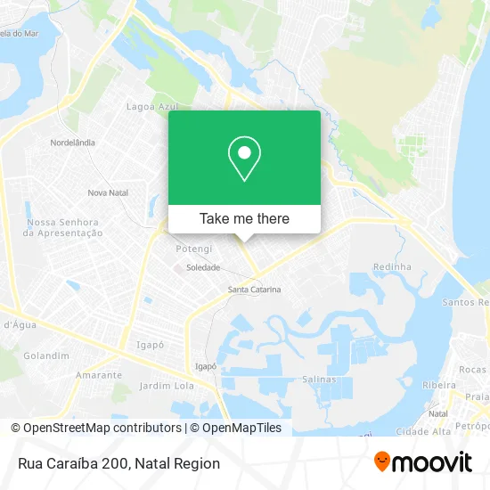 Rua Caraíba 200 map