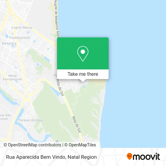 Rua Aparecida Bem Vindo map
