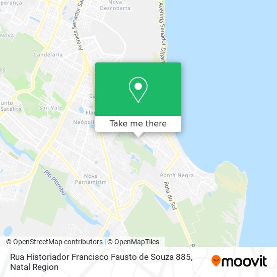 Rua Historiador Francisco Fausto de Souza 885 map