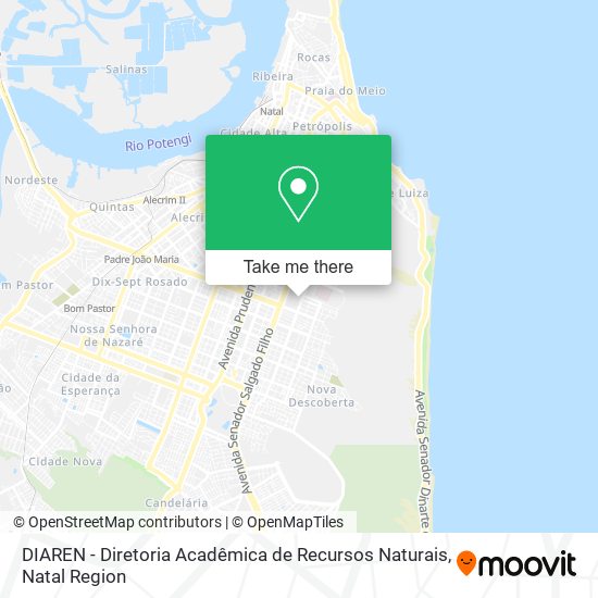 DIAREN - Diretoria Acadêmica de Recursos Naturais map