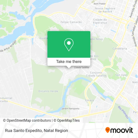 Rua Santo Expedito map