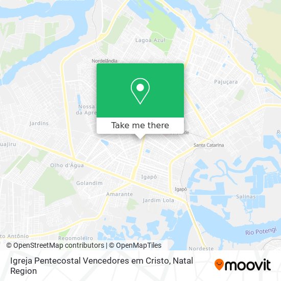Igreja Pentecostal Vencedores em Cristo map