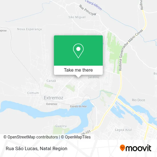 Rua São Lucas map