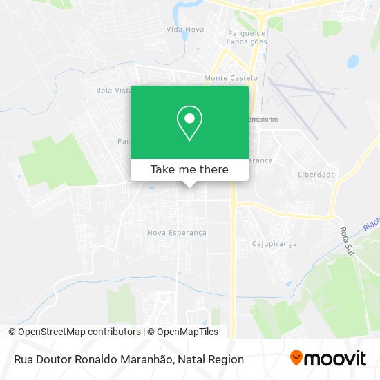 Mapa Rua Doutor Ronaldo Maranhão