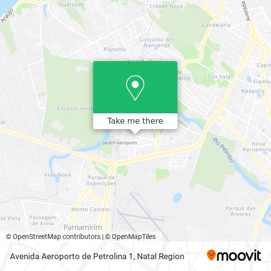 Avenida Aeroporto de Petrolina 1 map