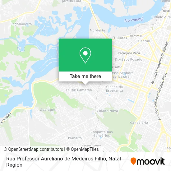 Rua Professor Aureliano de Medeiros Filho map