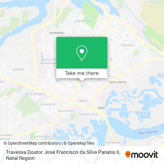 Travessa Doutor José Francisco da Silva Panatis II map