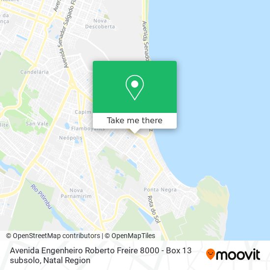 Avenida Engenheiro Roberto Freire 8000 - Box 13 subsolo map