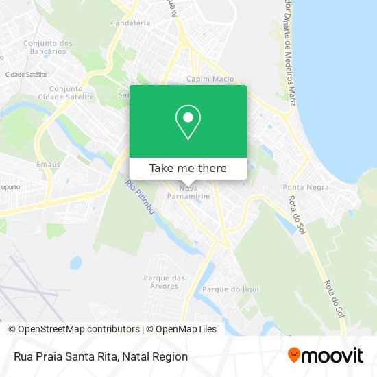 Mapa Rua Praia Santa Rita