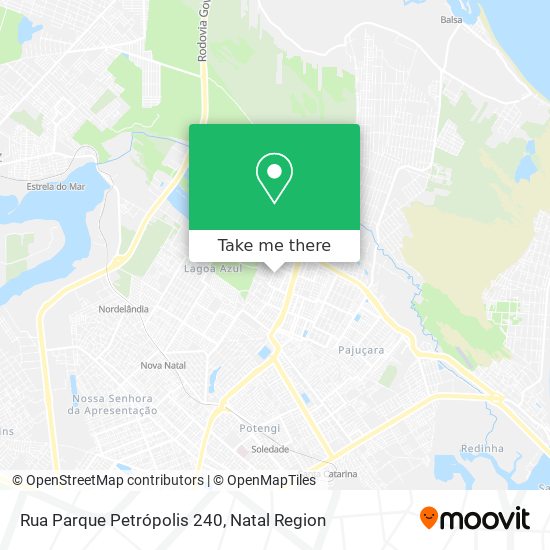 Rua Parque Petrópolis 240 map