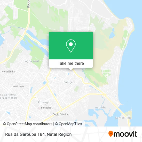 Rua da Garoupa 184 map