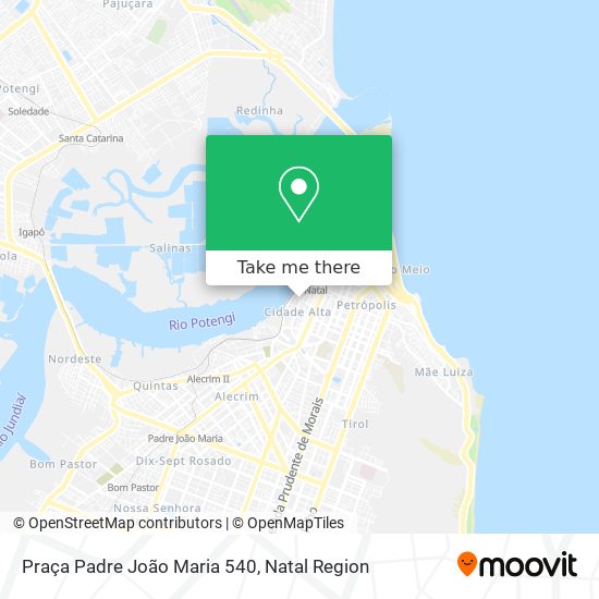 Mapa Praça Padre João Maria 540