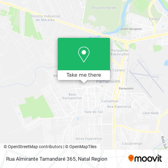 Mapa Rua Almirante Tamandaré 365