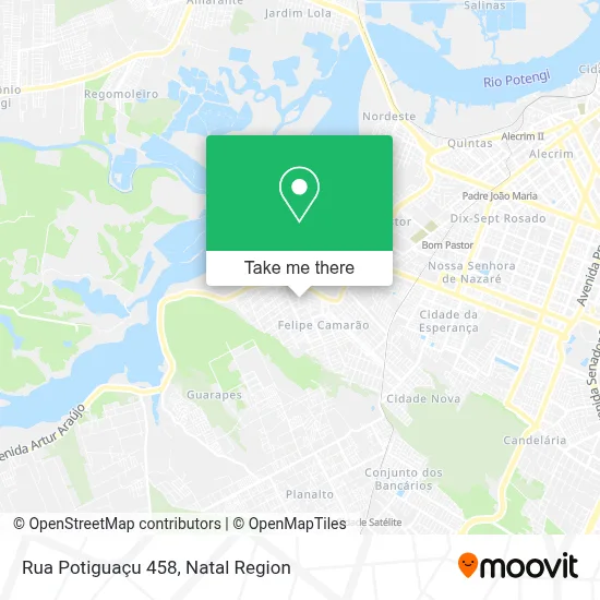 Rua Potiguaçu 458 map