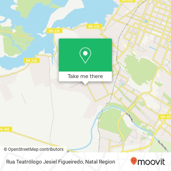 Rua Teatrólogo Jesiel Figueiredo map