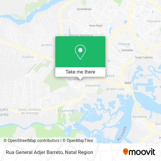 Rua General Adjer Barreto map
