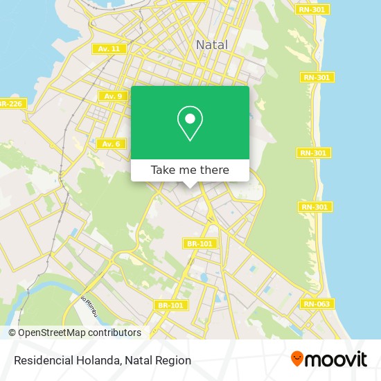 Mapa Residencial Holanda