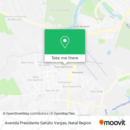 Avenida Presidente Getúlio Vargas map