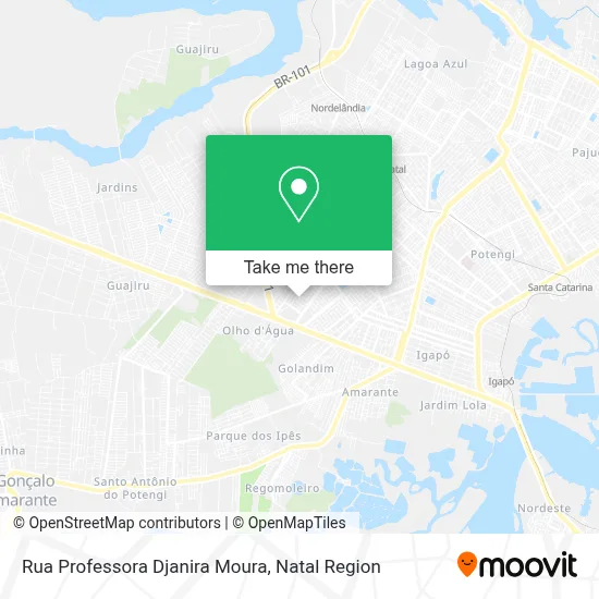 Rua Professora Djanira Moura map
