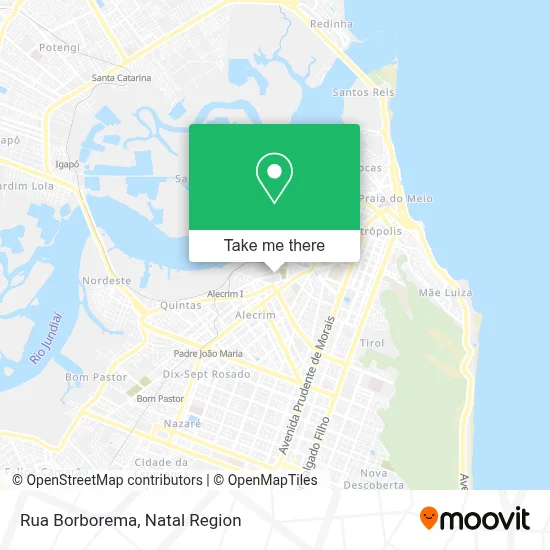 Rua Borborema map