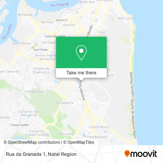 Rua da Granada 1 map