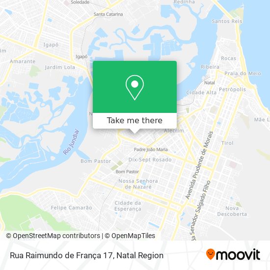Rua Raimundo de França 17 map