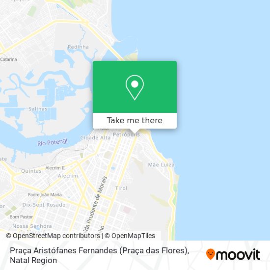 Praça Aristófanes Fernandes (Praça das Flores) map