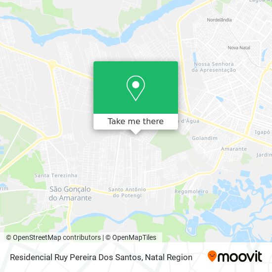 Mapa Residencial Ruy Pereira Dos Santos