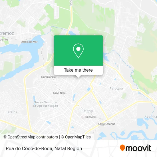 Rua do Coco-de-Roda map