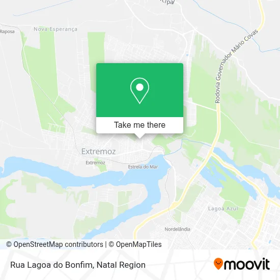 Rua Lagoa do Bonfim map