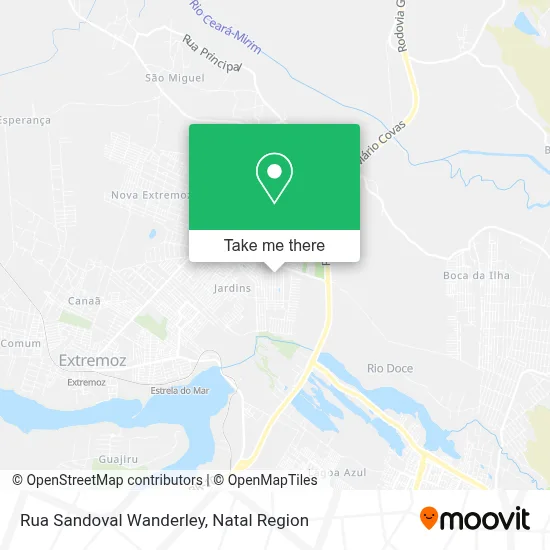 Rua Sandoval Wanderley map