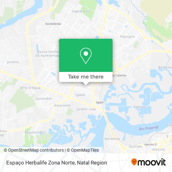 Espaço Herbalife Zona Norte map