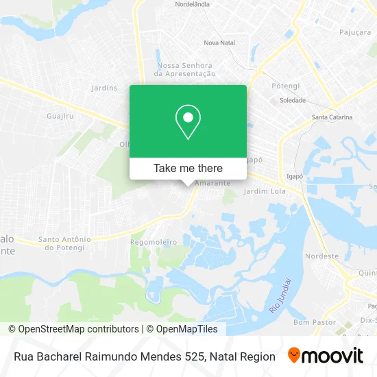 Rua Bacharel Raimundo Mendes 525 map