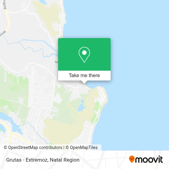 Grutas - Extremoz map